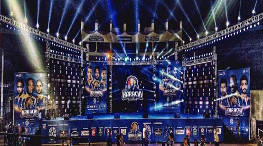 Celebrities, public throng National Stadium for Karachi Kings team launch