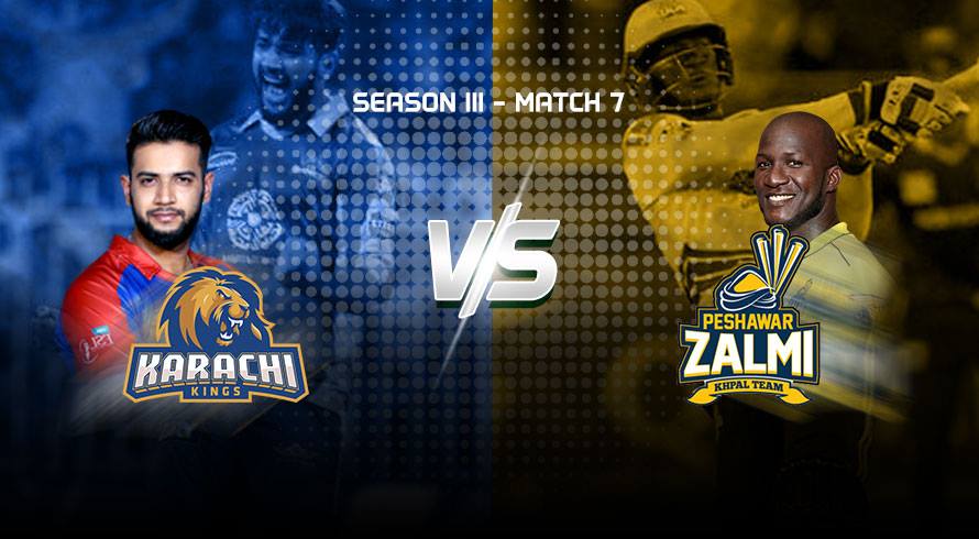 Karachi Kings vs Peshawar Zalmi – PSL Season 3