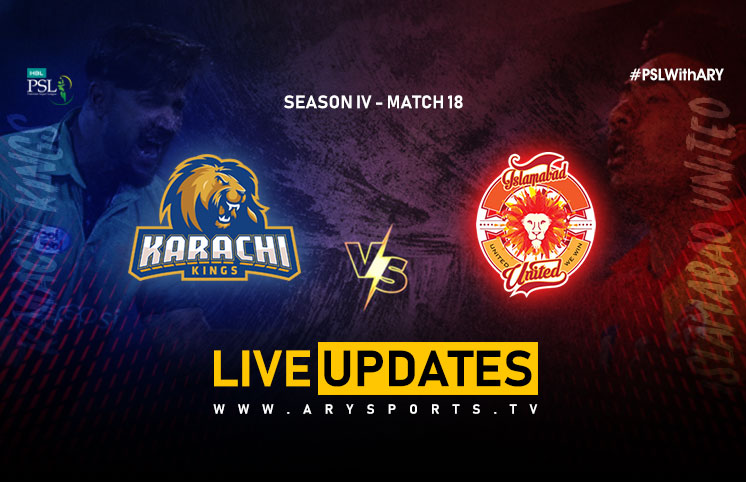 LIVE: Islamabad United defeat Karachi Kings by five wickets