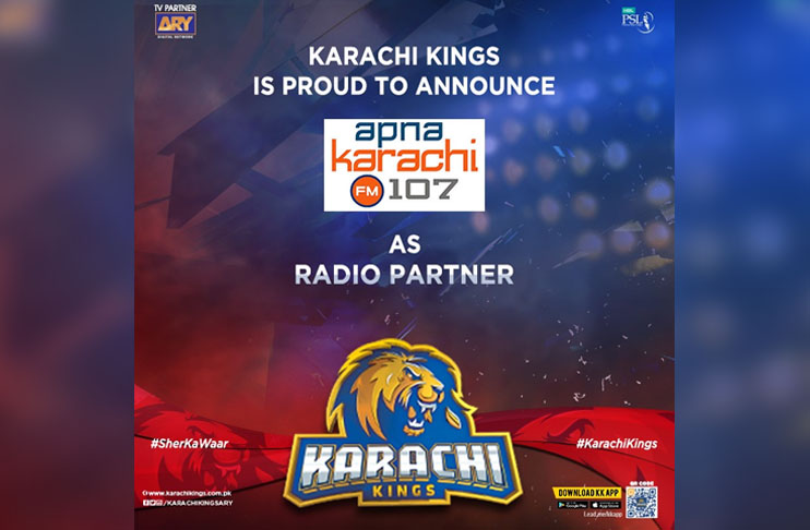 ‘Apna Karachi FM 107′ becomes Karachi Kings’ radio partner