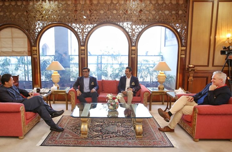 PM Khan appreciates Mr Salman Iqbal for his role in bringing PSL to Pakistan