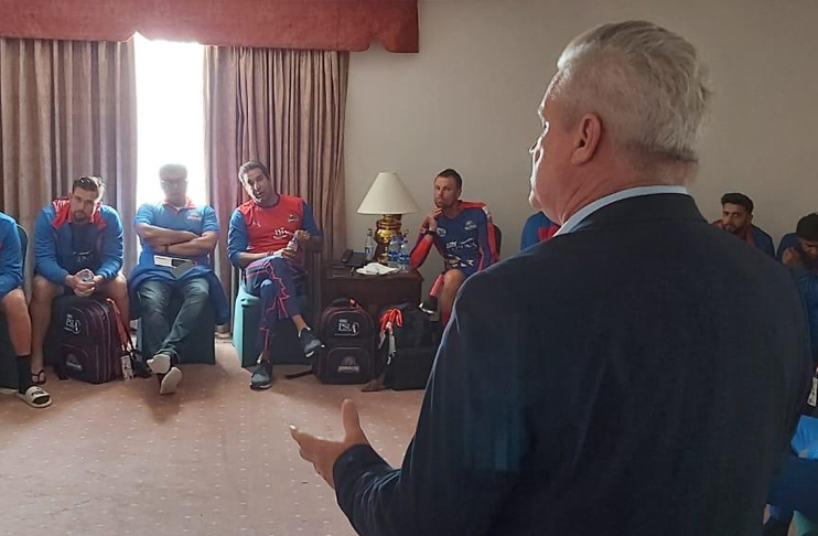 Watch: Glimpse of Karachi Kings’ pre-match discussion